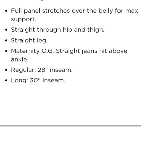 Oldnavy maternity jeans size 6 long - Picture 8 of 8